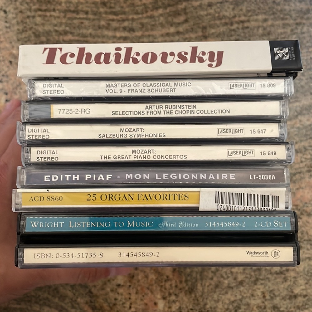 9 disc CD classical music collection